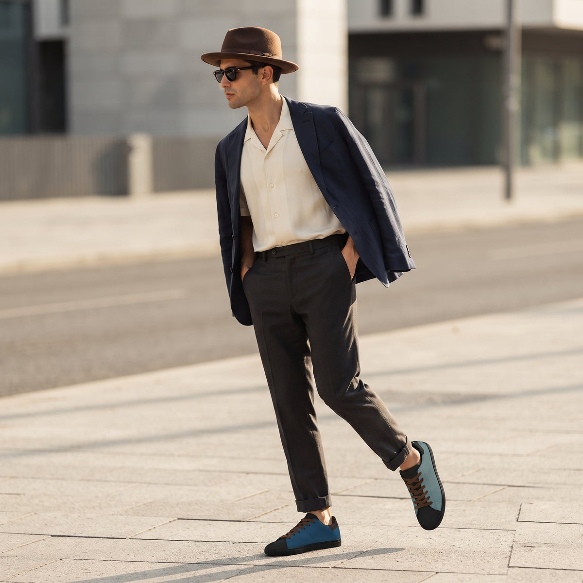 Terra Incognita Leather Sneakers